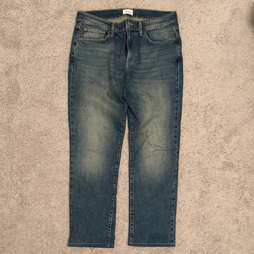 Men’s Hudson Byron Straight Jeans Size 32 - Light Wash New Excellent Condition